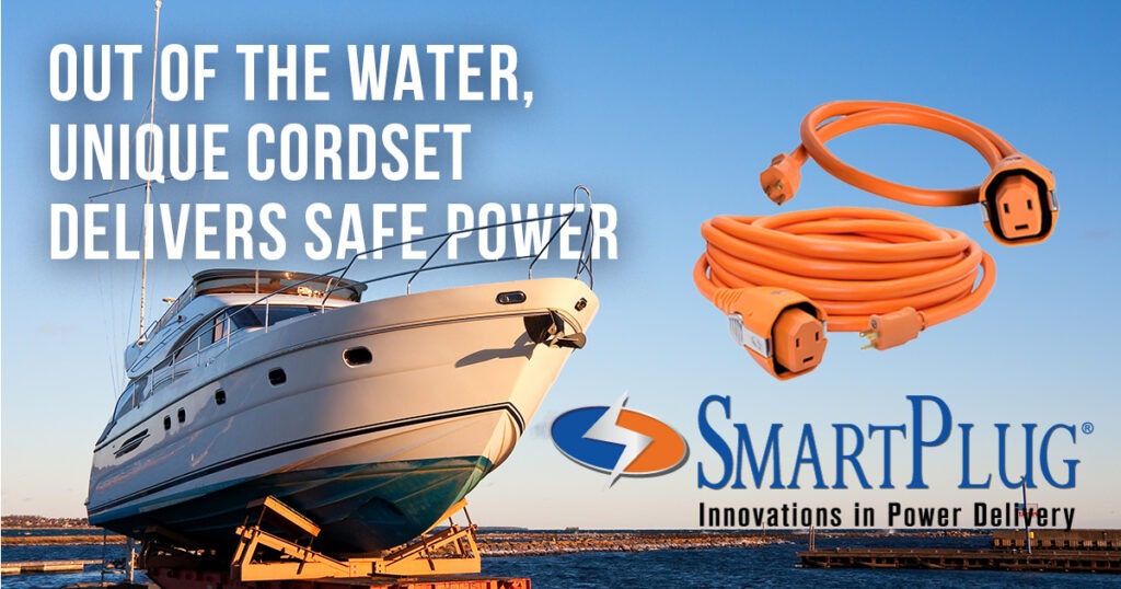 OUT OF THE WATER, UNIQUE CORDSET DELIVERS SAFE POWER