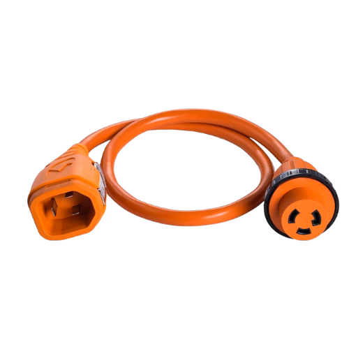30A FEMALE TWIST-TYPE CONNECTOR TO 30A MALE CONNECTOR