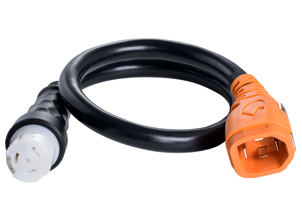 50 Amp SmartPlug Male Connector to 50 Amp Female 4ft Twist-type Connector