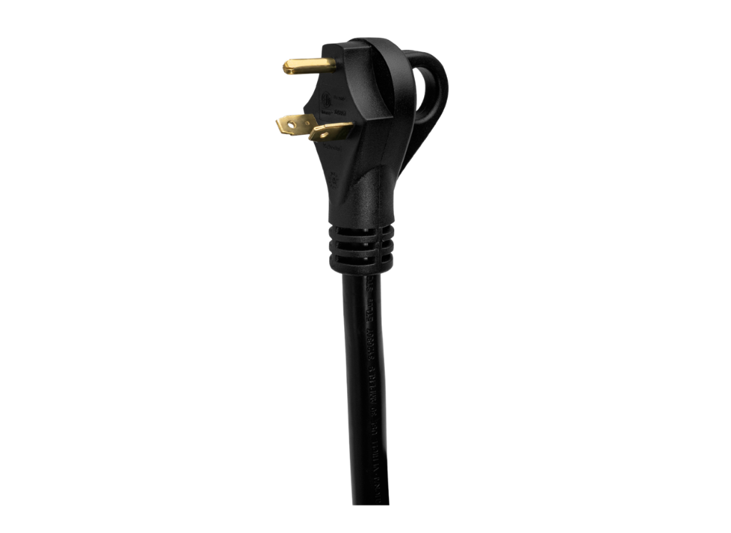 Cordset With Push-Type Park Power Connector Plug End 30A
